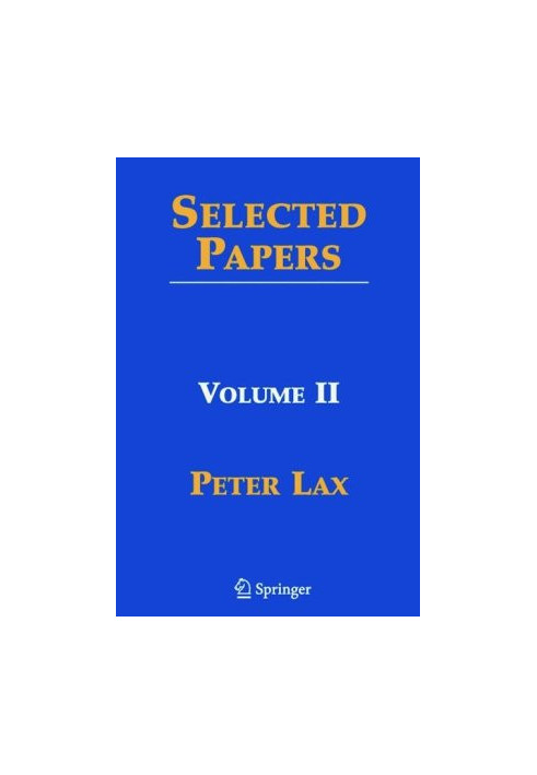 Selected papers of P.D. Lax