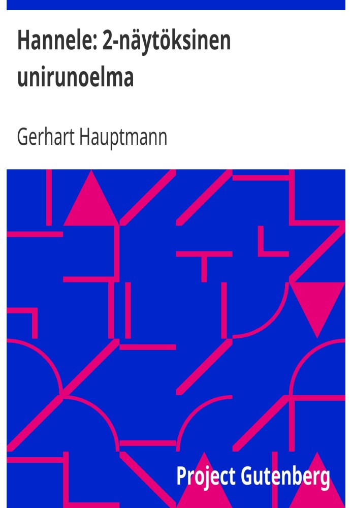 Ганнеле: поема-сон на 2 дії