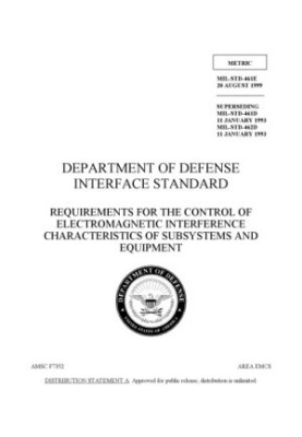 Department of defense interface standart. Requirements for the control of electromagnetic interference characteristics of sub