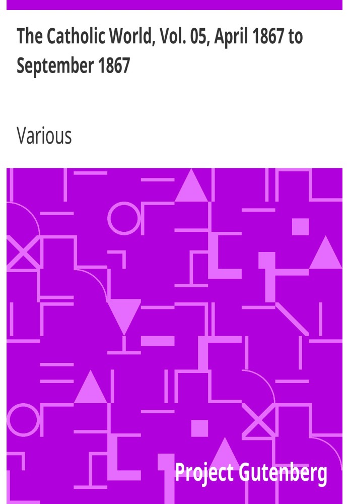 Католицький світ, том. 05 квітня 1867 по вересень 1867