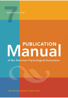 Publication Manual of the American Psychological Association - 7th Edition