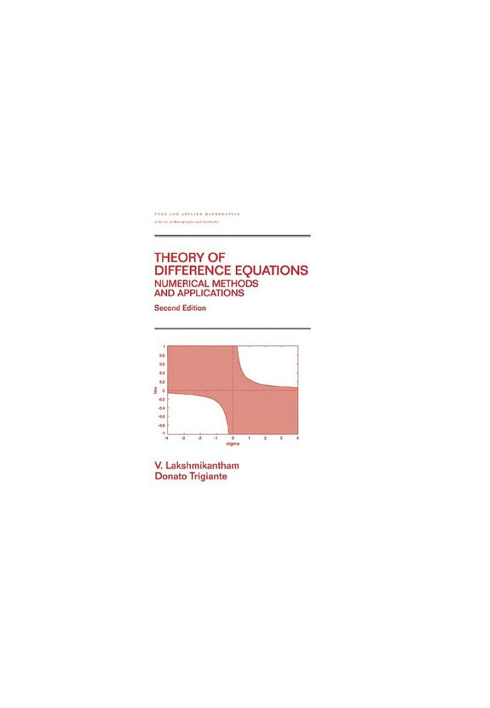 Theory of Difference Equations: Numerical Methods and Applications