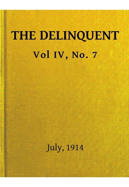 Злочинець, том. IV, № 7, липень 1914 р