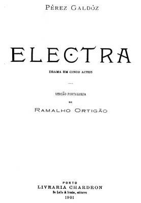 Electra: Drama in five acts
