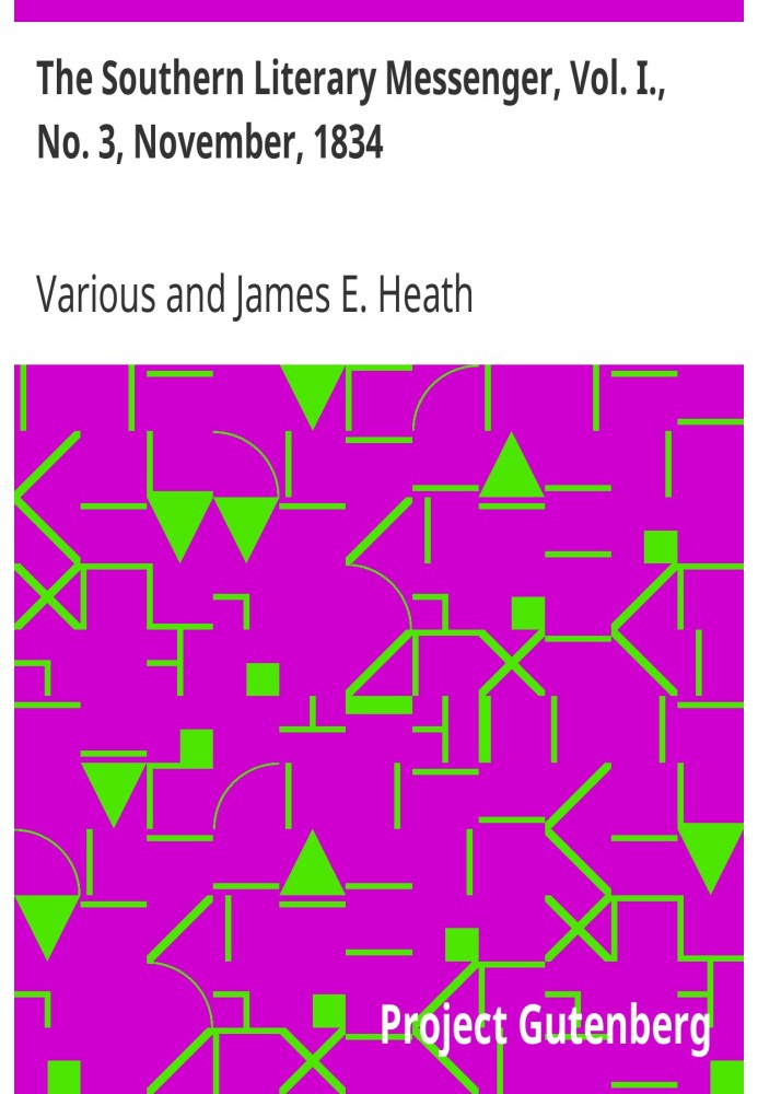 Південний літературний посланник, том. І., № 3, листопад 1834 р