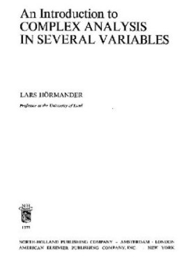 Introduction to complex analysis in several variables