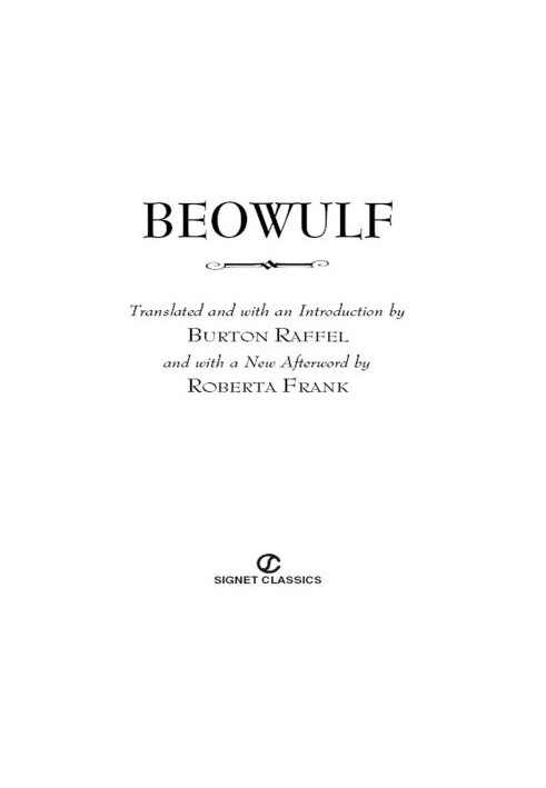 Beowulf (Signet Classics)