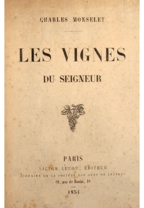 The vineyards of the Lord