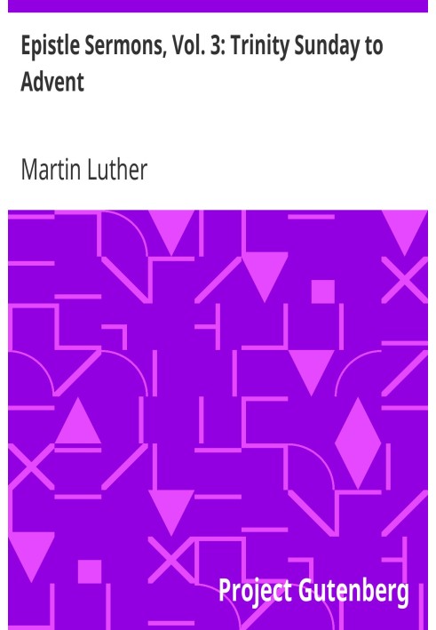 Послання проповідей, том. 3: Неділя Трійці до Адвенту
