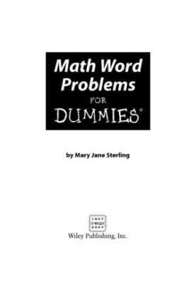 Math Word Problems for Dummies