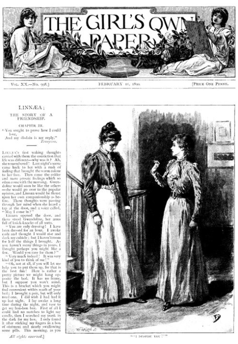 Собственная газета девушки, Vol. XX, № 998, 11 февраля 1899 г.