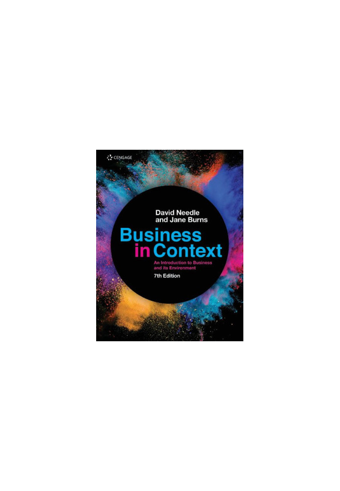 Business in Context: An Introduction to Business and its Environment