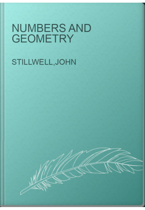 Numbers and Geometry