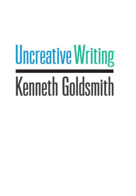 Uncreative Writing