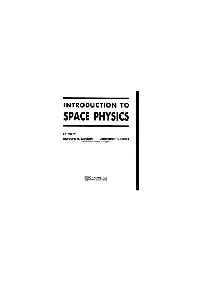 Introduction to space physics