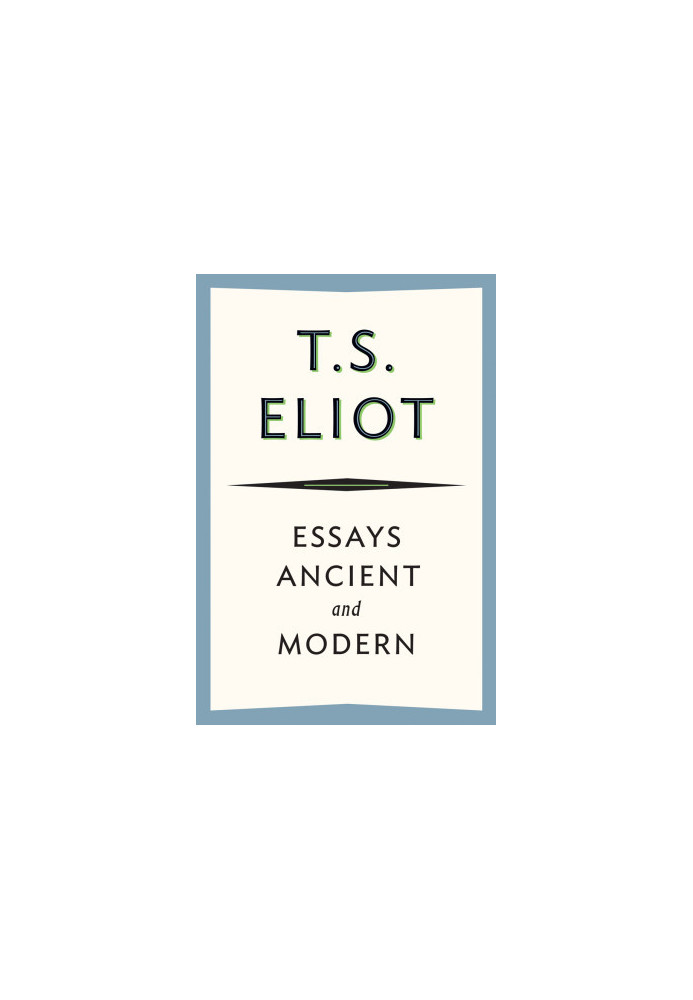 Essays Ancient and Modern