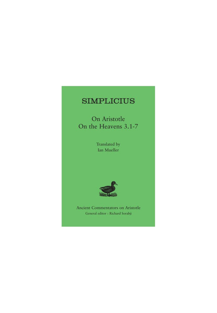Simplicius : on Aristotle on the heavens 3.1-7