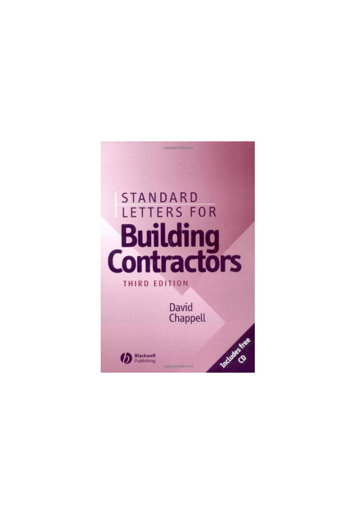 Standard Letters for Building Contractors