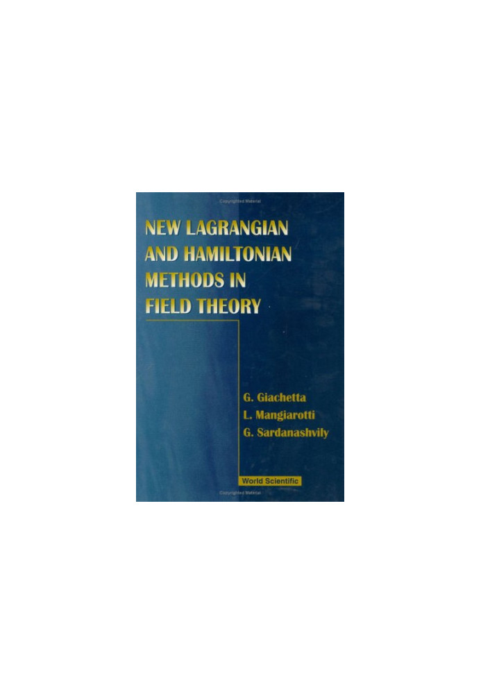 New Lagrangian and Hamiltonian Methods in Field Theory