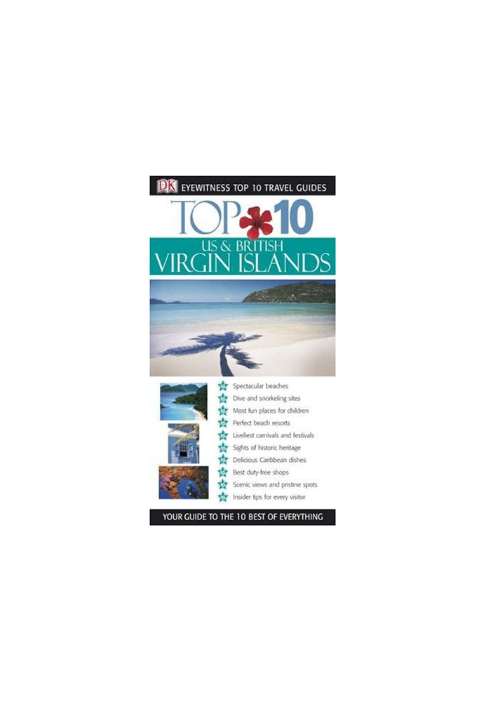 Top 10 US, British Virgin Islands (Eyewitness Top 10 Travel Guides)