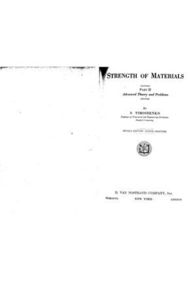 Strength Of Materials. Parts II