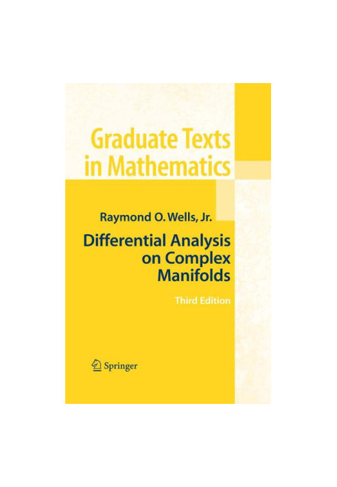 Differential Analysis on Complex Manifolds: Third Edition