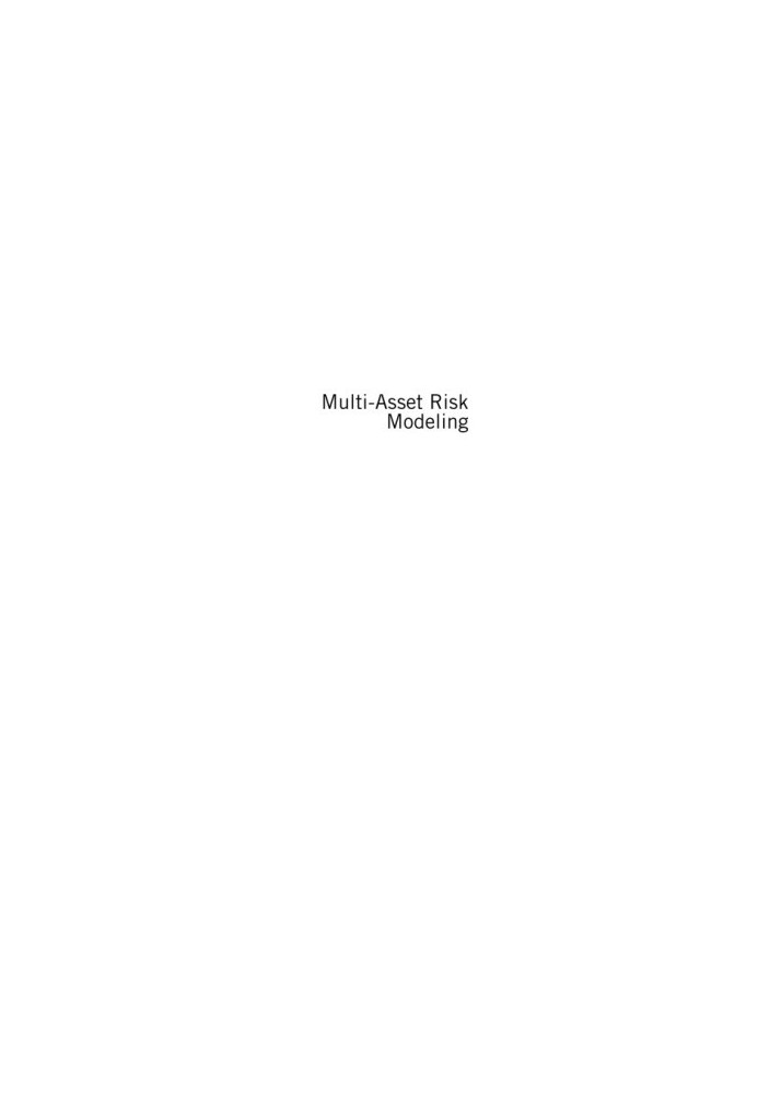 Multi-asset risk modeling: techniques for a global economy in an electronic and algorithmic trading era