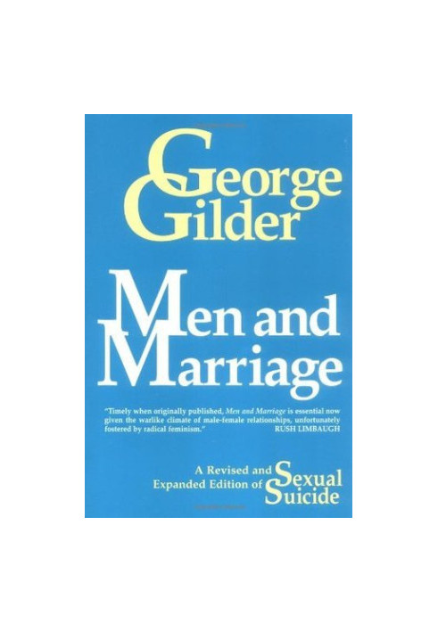 Men and Marriage [Sexual Suicide]