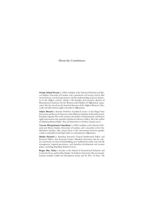 A Liberal Peace?: The Problems and Practices of Peacebuilding