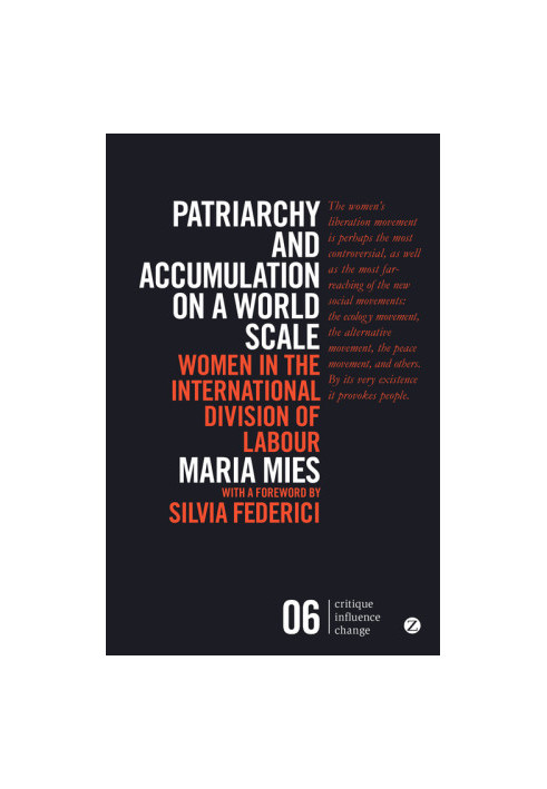 Patriarchy and Accumulation on a World Scale: Women in the International Division of Labour (Critique Influence Change)
