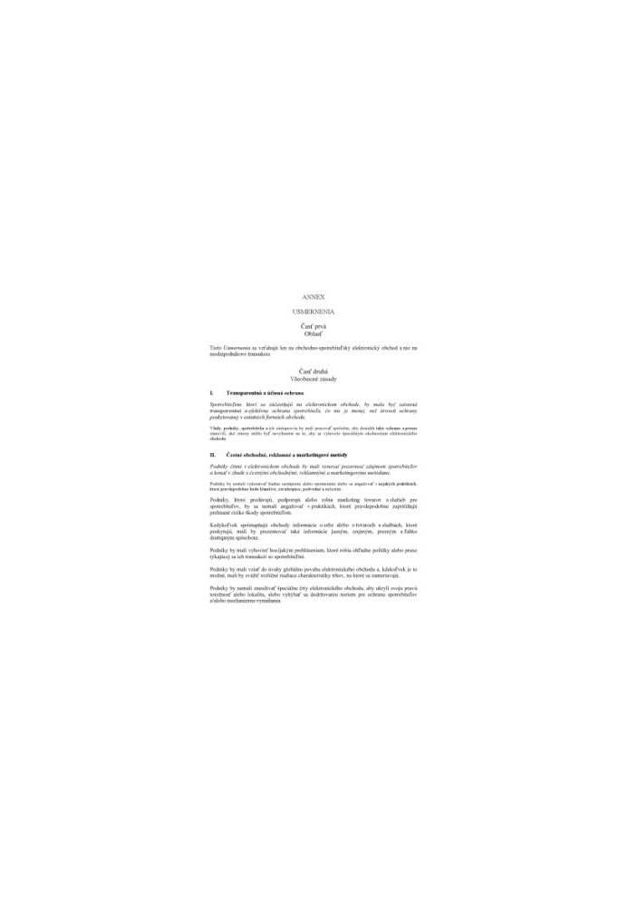 Guidelines for consumer protection in the context of electronic commerce  Lignes directrices régissant la protection des con