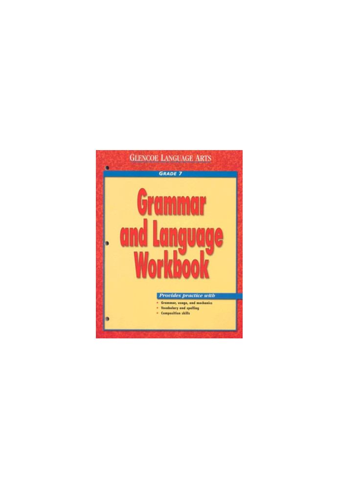 Glencoe Language Arts Grammar and Language Workbook Grade 7