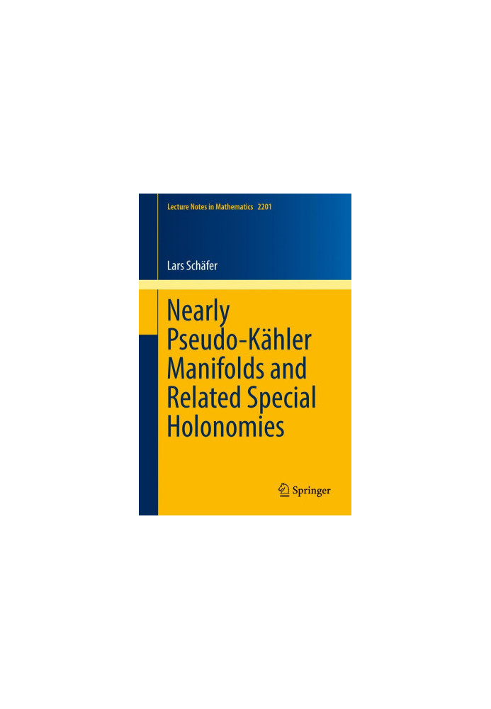 Nearly pseudo-Kähler manifolds and related special holonomies