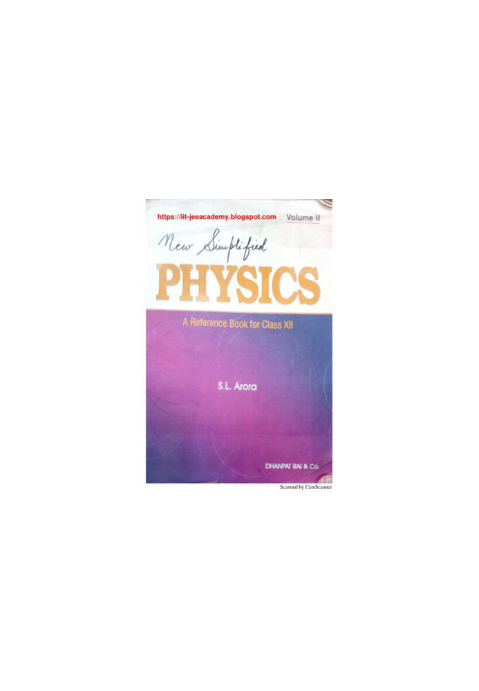 New Simplified Physics : A Reference Book for Class 12 Vol 2