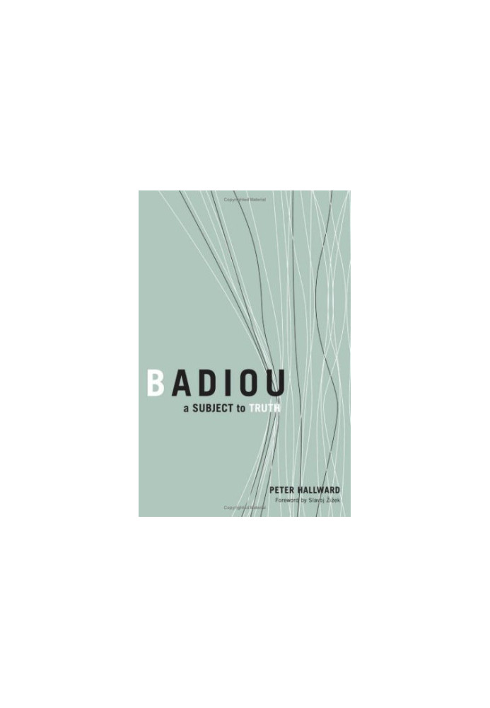 Badiou : a subject to truth