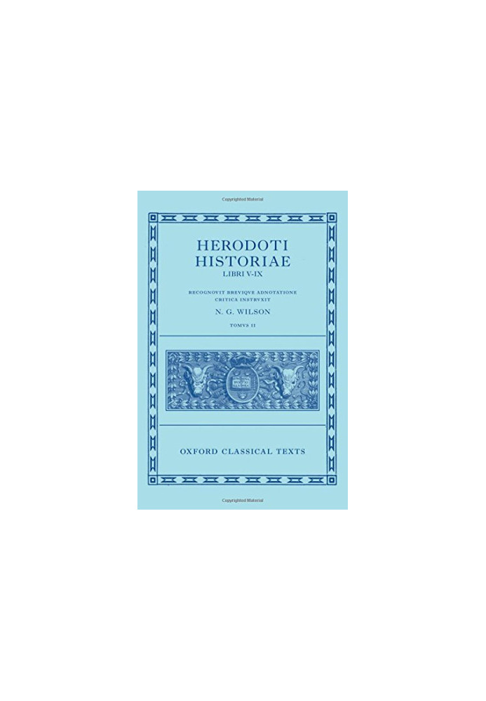 Herodoti Historiae: Libri V-IX