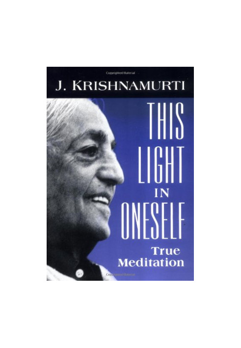 This Light in Oneself