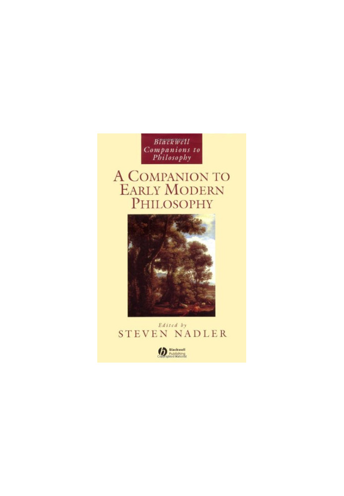A Companion to Early Modern Philosophy