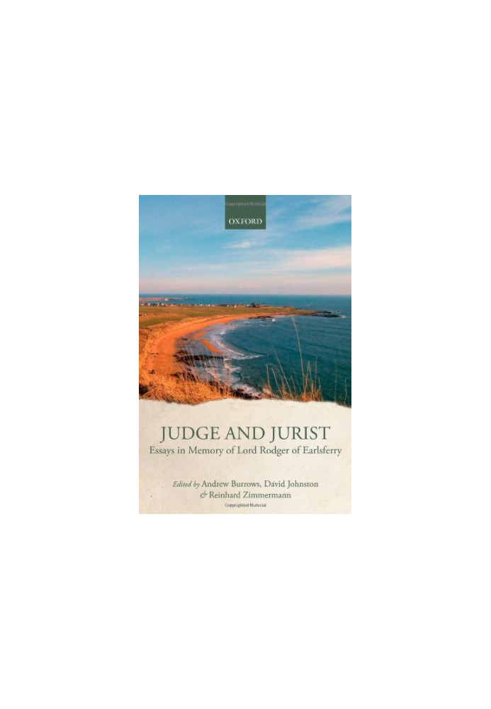Judge and Jurist: Essays in Memory of Lord Rodger