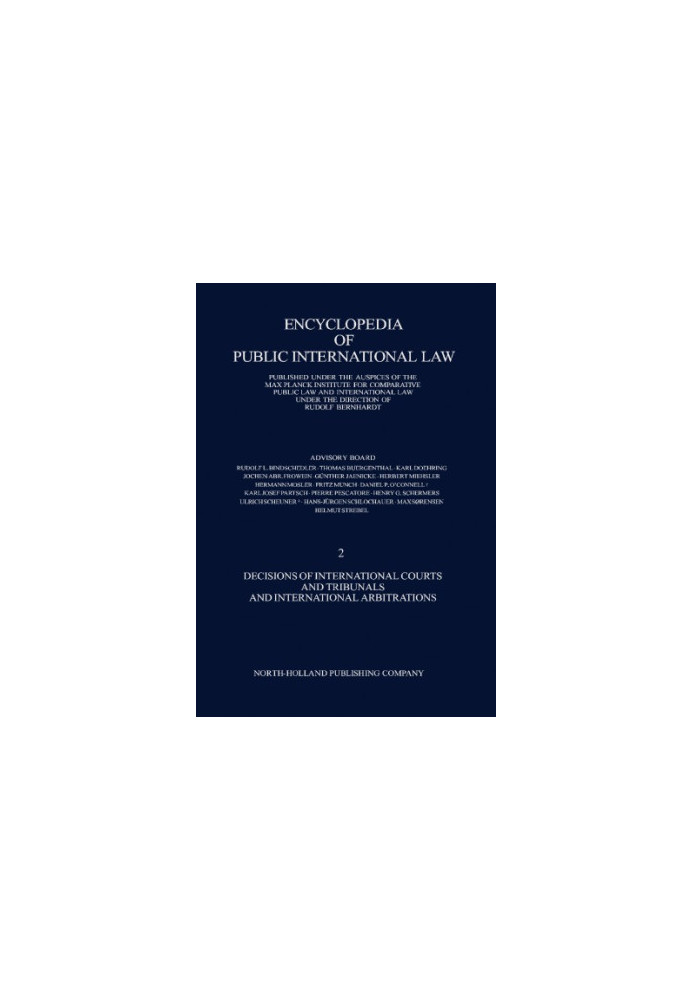 Encyclopedia of public international law