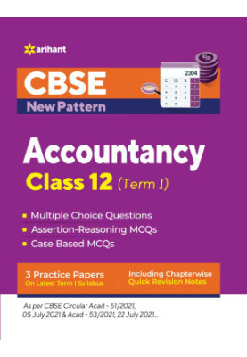 CBSE New Pattern Accountancy Class 12 for 2021-22 Exam (MCQs based book for Term 1)