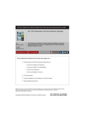 2011-2012 Assessment of the Army Research Laboratory