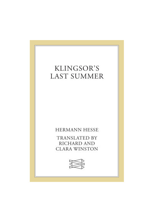 Klingsor's Last Summer