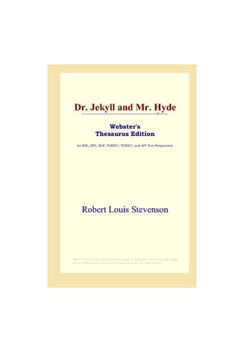 Dr. Jekyll and Mr. Hyde (Webster's Thesaurus Edition)