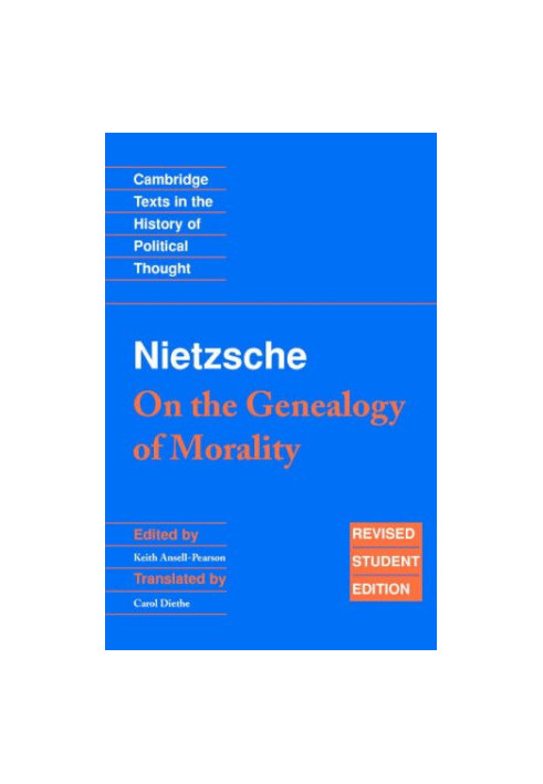 'On the Genealogy of Morality' and Other Writings: Revised Student Edition (Clearscan)