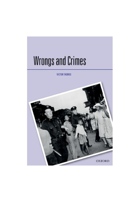 Wrongs and crimes