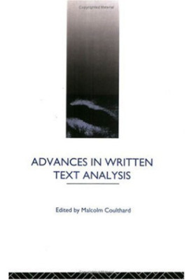 Advances in Written Text Analysis