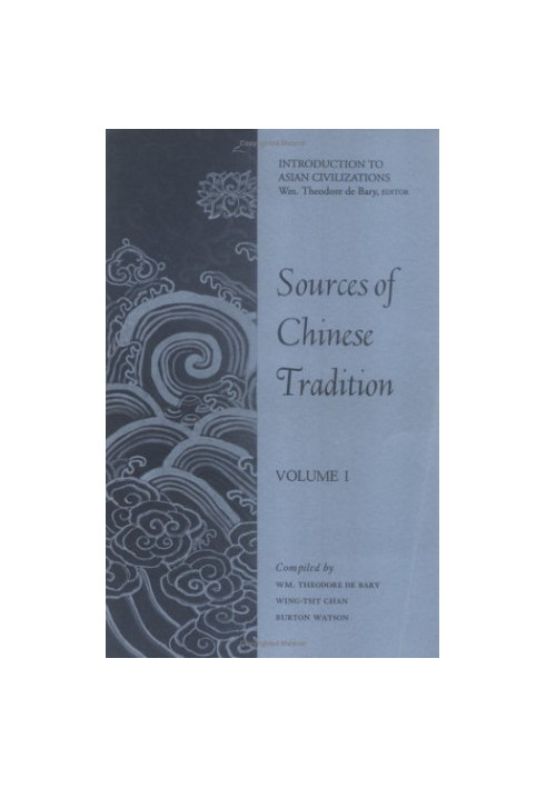 Sources of Chinese Tradition