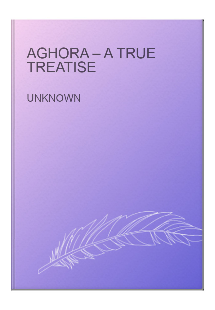 Aghora – A True Treatise