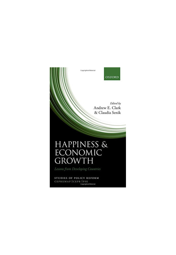 Happiness and economic growth : lessons from developing countries